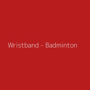 Wristband - Badminton