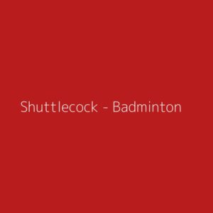 Shuttlecock - Badminton